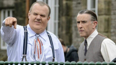 Photo of Steve Coogan and John C Reilly star as Laurel and Hardy in Glasgow